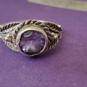 Silver Amethyst Ring